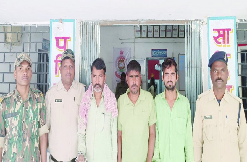 The accused in the custody of the Pathalgaon police.