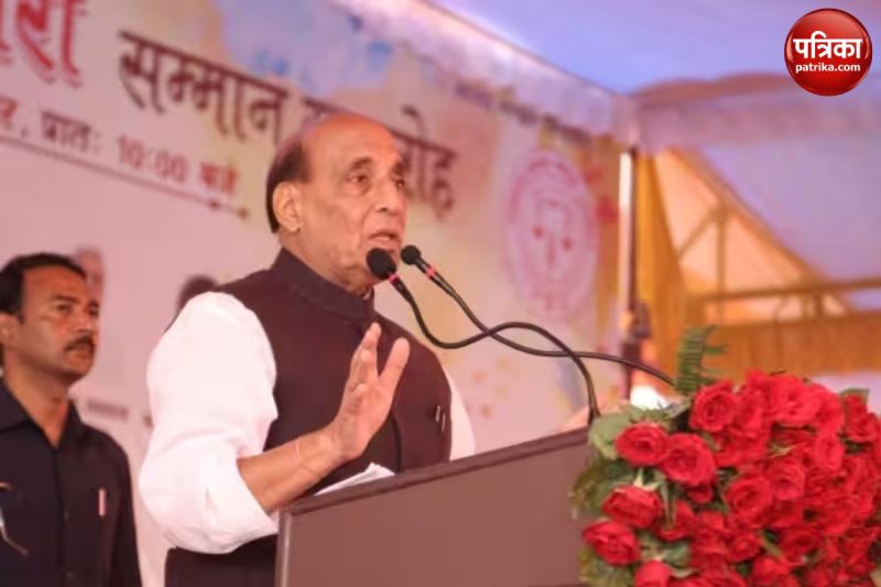 Rajnath Singh in Lucknow