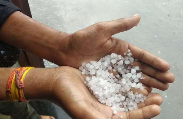 हाड़ौती अंचल में बेमौसम बारिश, हिण्डोली में ओले गिरे