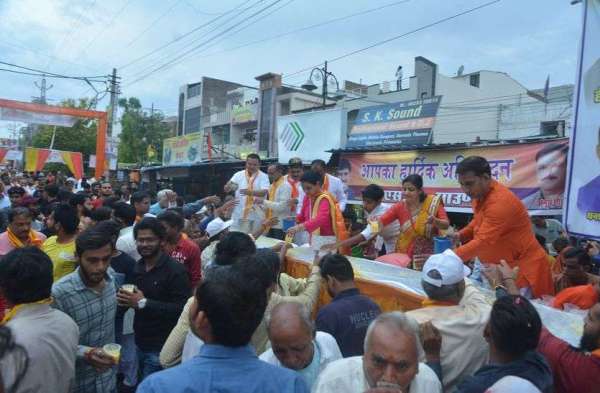 लोकसभा अध्यक्ष ओम बिरला ने शोभायात्रा को दिखाई हरी झण्डी, जगह-जगह स्वागत