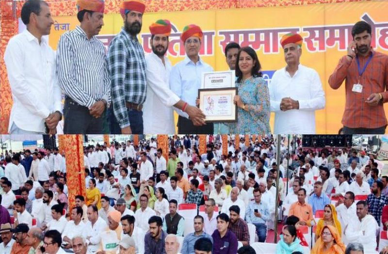 जाट समाज की 700 प्रतिभाओं को मिला सम्मान, जाट मुख्यमंत्री के लिए ‘रण थंभ‘ का हुआ आह्वान