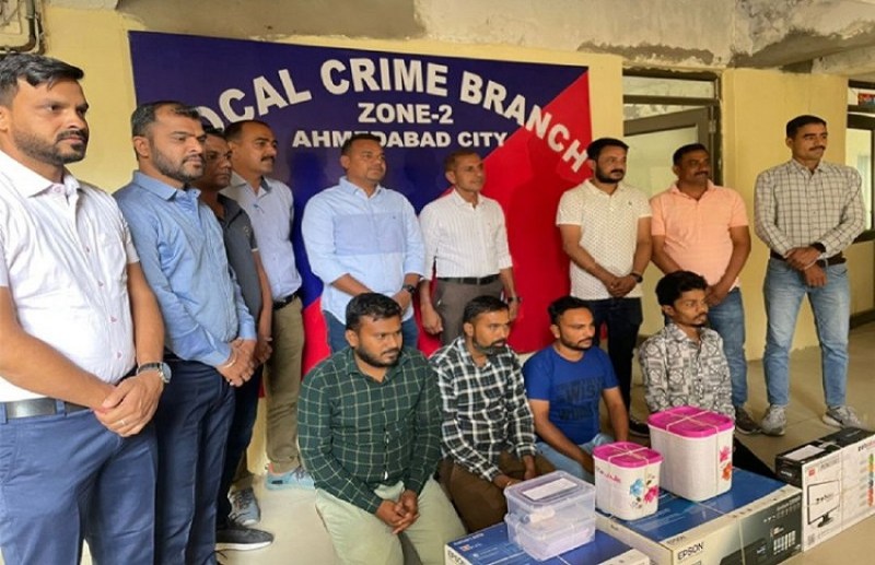 Ahmedabad: निकोल दास्तान सर्कल के पास घर में प्रिंटर से नकली नोट बनाने का खुलासा