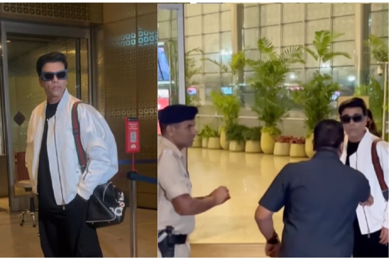 Karan Johar walks inside Mumbai Airport without security check, gets Trolled as officials call him back