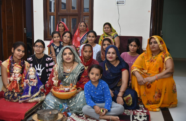 Patrika Photo Gallery: गणगौर के लोकगीतों की गूंज: गौर-गौर गौमती ईसर पूजे पार्वती