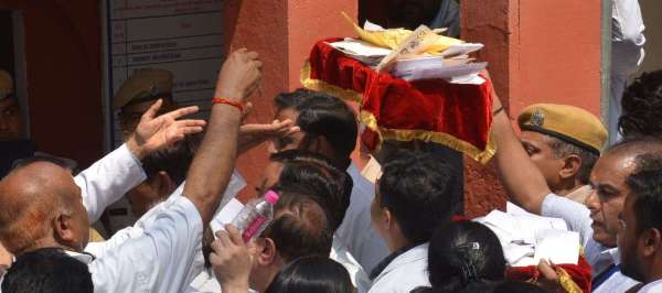 protests against right to health bill in alwar