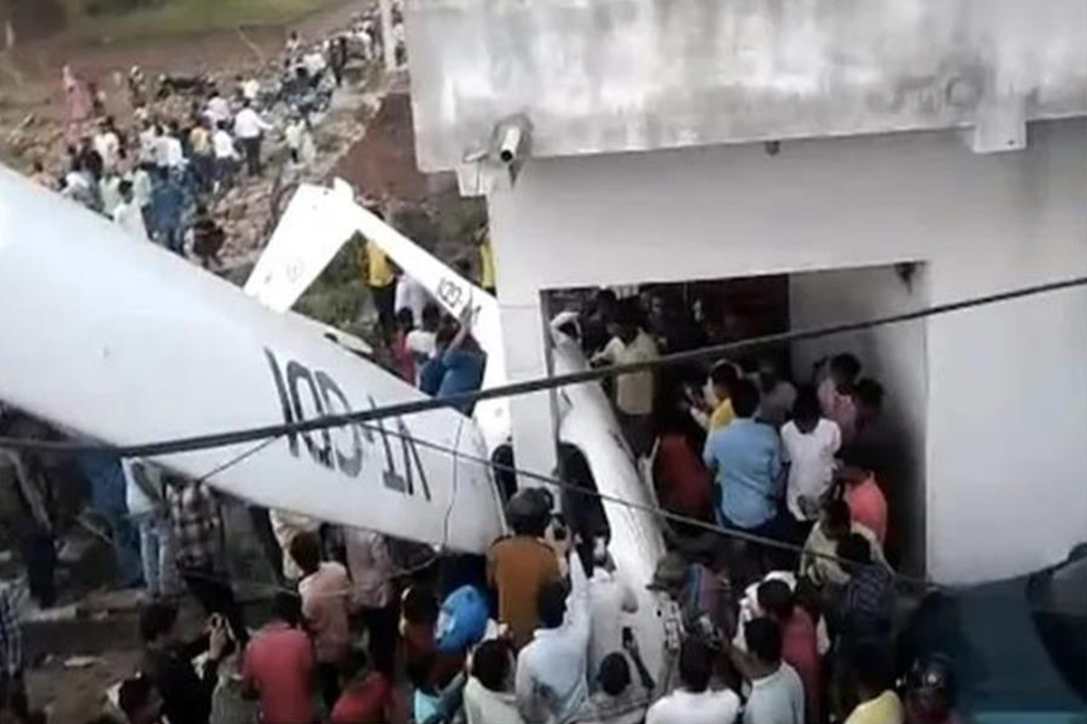 Plane crash in Dhanbad