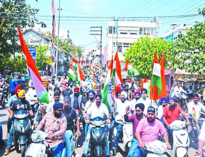 Sikh society takes out vehicle rally against Khalistan