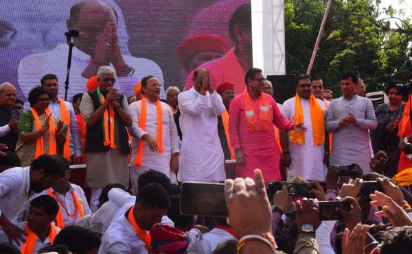 BJP state president CP Joshi's swearing-in ceremony