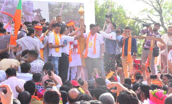BJP state president CP Joshi's swearing-in ceremony