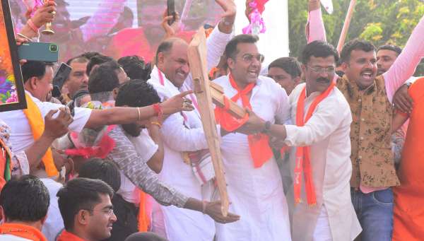 BJP state president CP Joshi's swearing-in ceremony