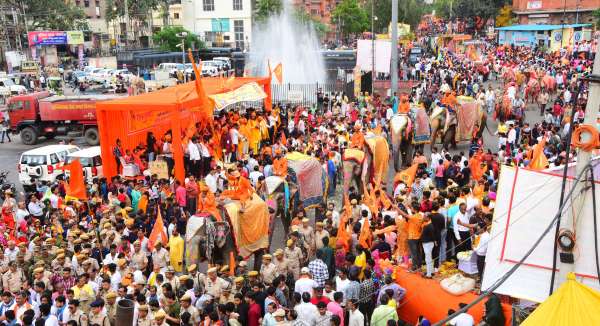 Ram ji's procession on Ram Navami