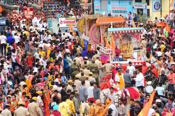 Ram ji's procession on Ram Navami