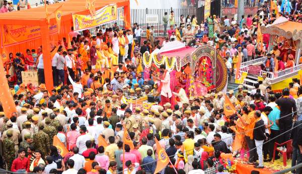 Ram ji's procession on Ram Navami