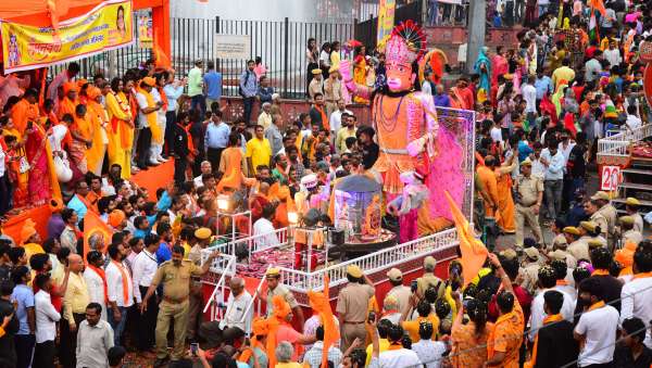 Ram ji's procession on Ram Navami