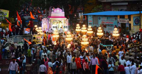 Ram ji's procession on Ram Navami