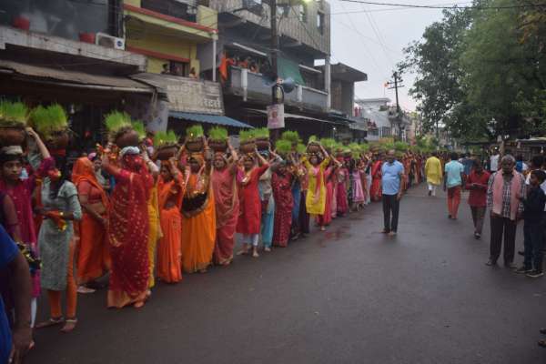 जवारा विर्सजन  