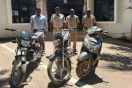 thief gang, bike, accused, mp police, katni news