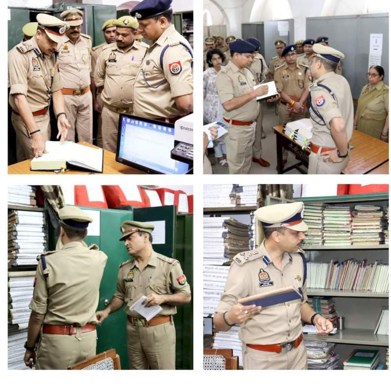 Moradabad News: डीआईजी ने एसएसपी कार्यालय का किया वार्षिक निरीक्षण