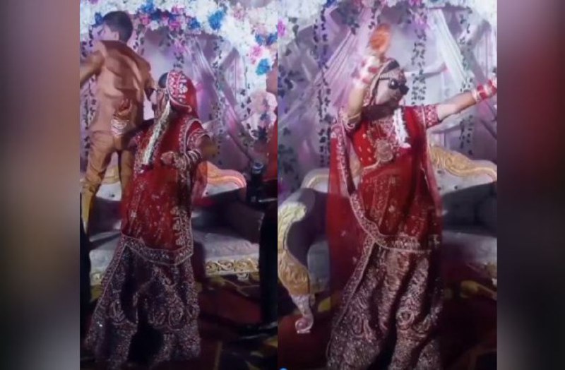 स्टेज पर डांस कर रही थी दुल्हन, तभी अचानक हुआ कुछ ऐसा… हर किसी के उड़ गए होश, वायरल हुआ Video