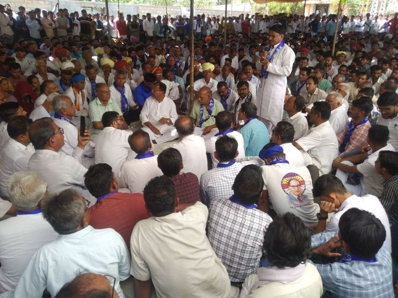 बाड़मेर में अंबेडकर जयंती समारोह स्थगित, मौन जुलूस निकाला, अस्पताल में धरना जारी