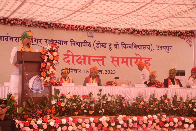 मैं जब भी राजस्थान आता हूं राणा की शक्ति, मीरा की भक्ति, पन्नाधाय की युक्ति और भामाशाह की संपत्ति याद आती है: सिंह