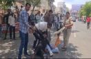 भीलवाड़ा में एबीवीपी का हंगामा, कॉलेज के बाहर रास्ता जाम, पुलिस ने बल प्रयोग कर खदेड़ा