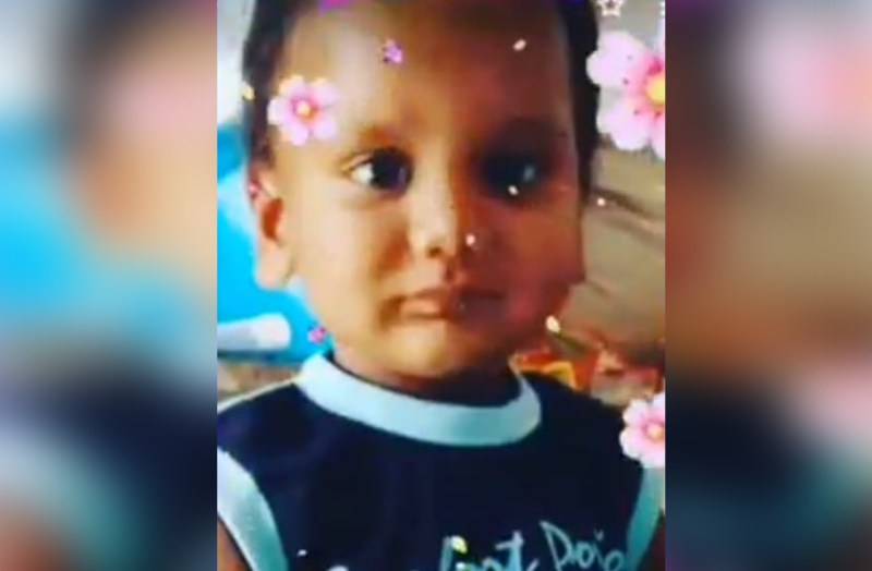 Two year old child burnt alive in fire in sikar