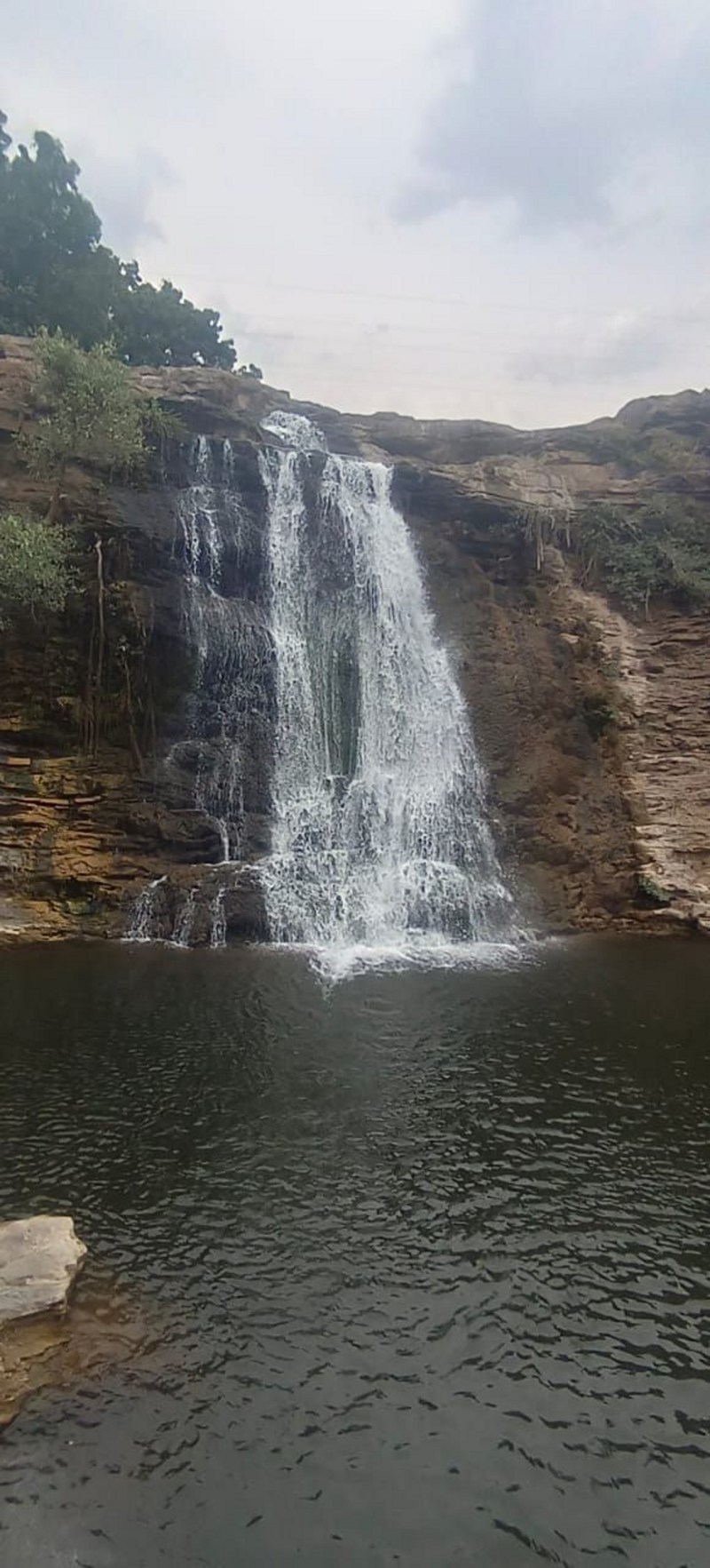 sidhi: panoramic view of nature in panna hill attracts people