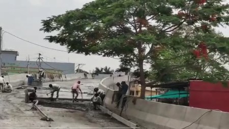 आरओबी की तीसरी लेग का कार्य एक माह और पिछड़ा, अब मई में दौड़ सकते है वाहन