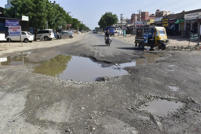 The exercise to build a four-lane road around Nagaur intensifies