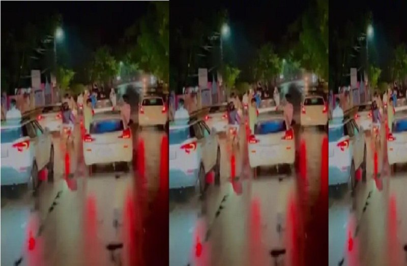 ओपन चैलेंज: कार की खिड़की से हुड़दंग मचाते निकले, माफिया फ्लेवर वाले सांग पर रील पोस्ट