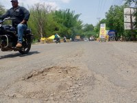 The pit of death, in which an iron pillar has come out of the ground