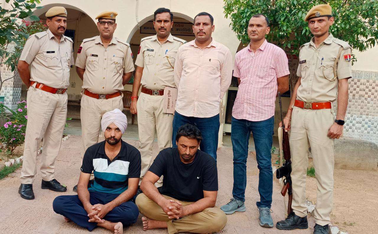 पंजाब के मुक्तसर के चोरों ने की थी चिड़ावा और पिलानी में चोरी 370 कैमरों की मदद से पकड़े गए आरोपी कार भी बरामद