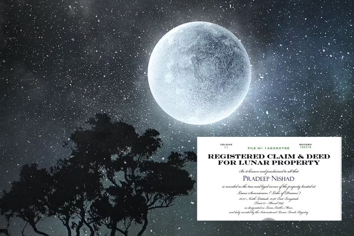 Pradeep of Mirzapur also bought one acre of land on the moon