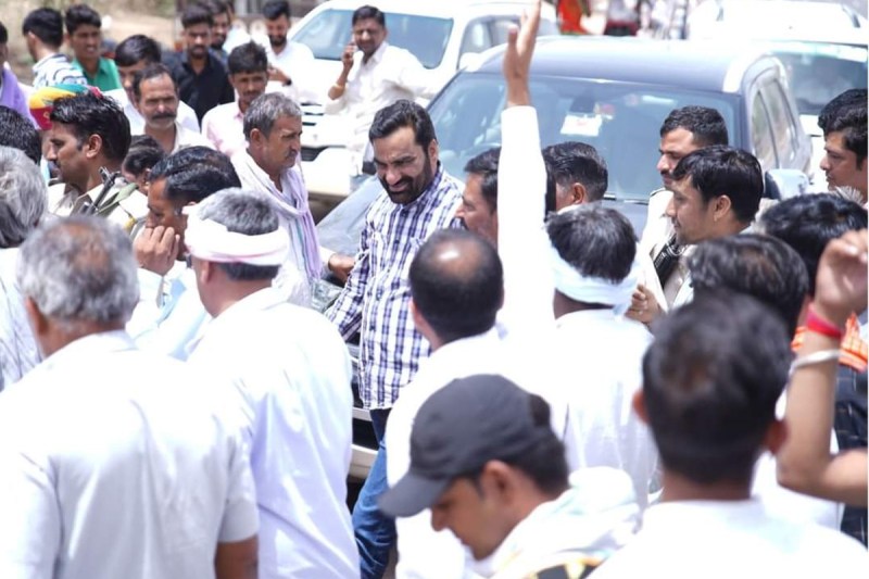 RLP MP Hanuman Beniwal Hanumangadh Visit Kisan Mahapadav update