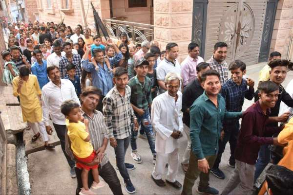 शनि जयंती पर निकली शोभायात्रा