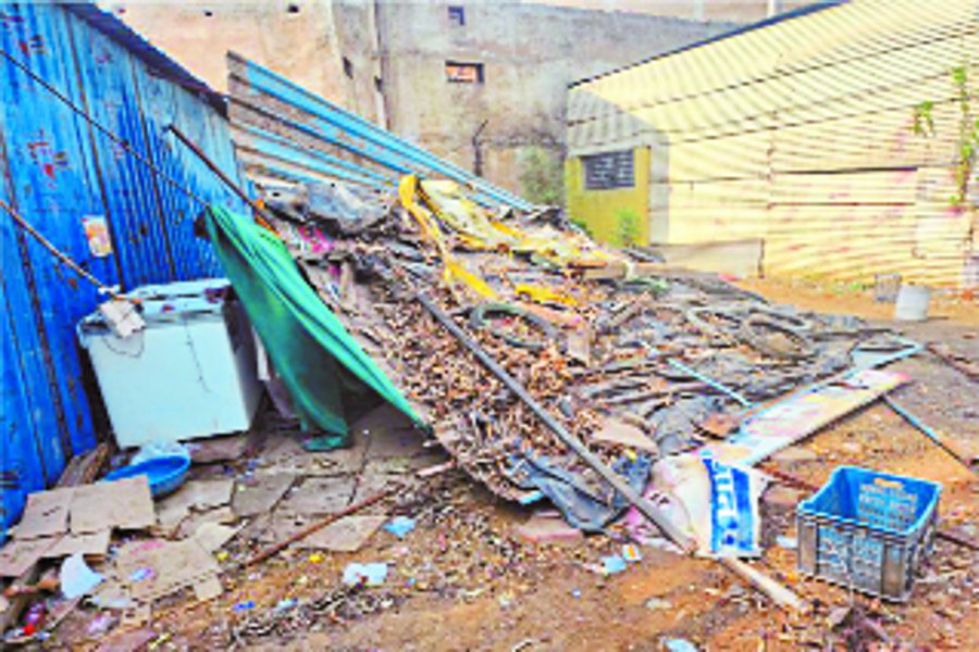 demolished illegal enclosures