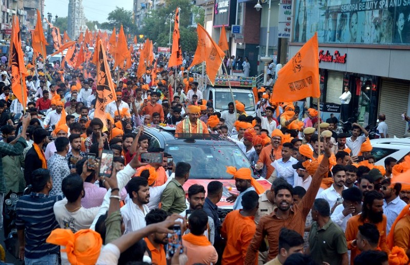 स्वाभिमान सभा में बोले हैदराबाद के विधायक टी.राजा सिंह... धर्म एवं राष्ट्र की रक्षा के लिए हर युवा को महाराणा प्रताप बनने की आवश्यकता