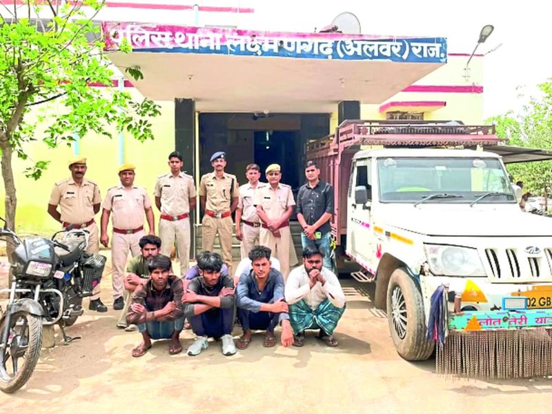 कुओं पर रखें इंजनों को चोरी करने वाली अंतरराज्यीय गैंग का खुलासा, 7 बदमाश गिरफ्तार