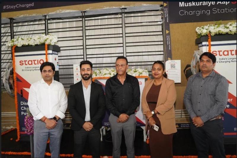 स्टेटिक ने ईवी क्रांति का खोला रास्ता, लखनऊ के फन रिपब्लिक में बनाया तेज चार्जिंग वाला स्टेशन