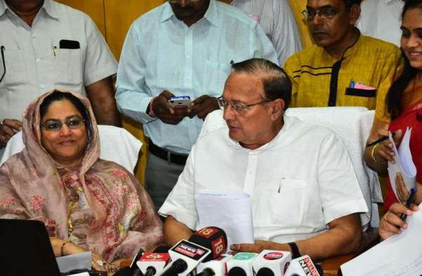 Education Minister Dr. BD Kalla released the result of 12th Arts class and Senior Upadhyay class