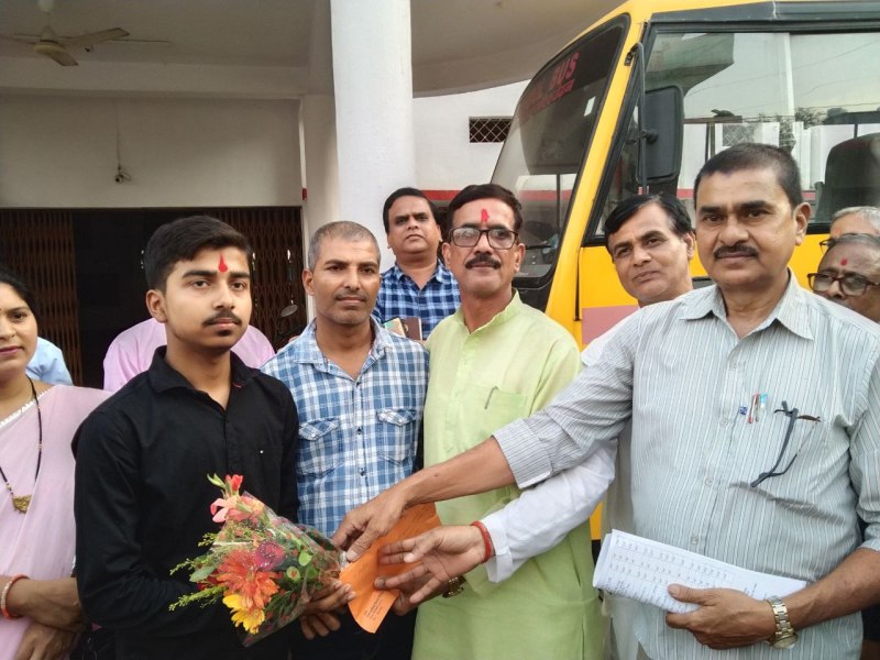 Sumit included in the merit list of Higher Secondary