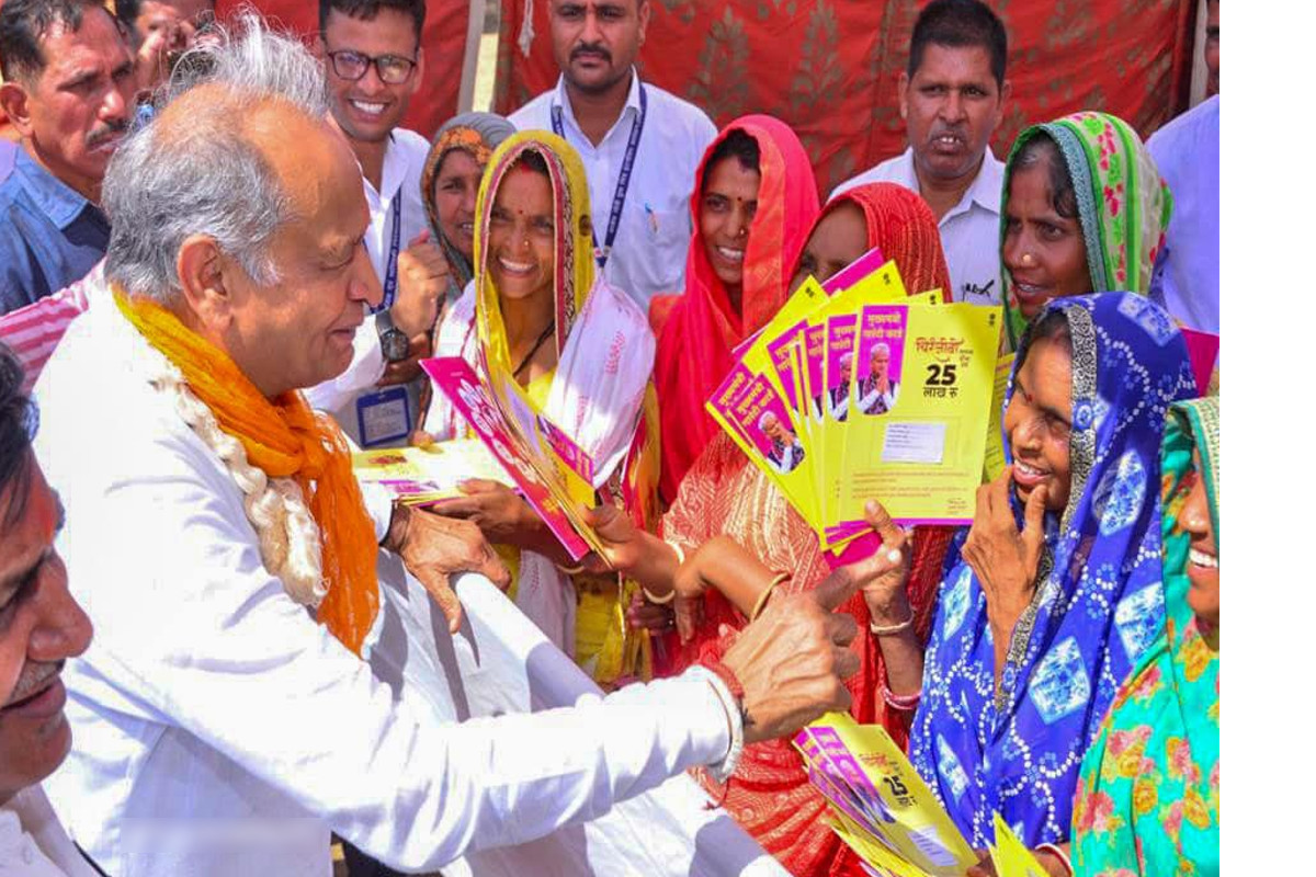 Mehngai Rahat Camp Ashok Gehlot Guarantee Card Latest Update
