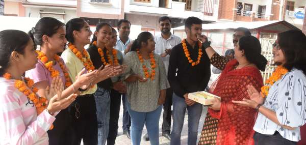 happy to get good marks