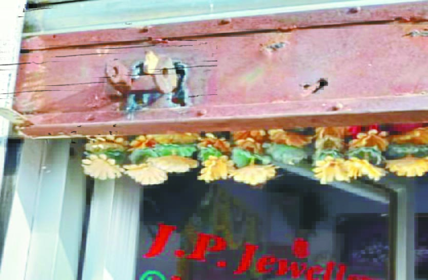 Theft News: मूंडरू में ज्वेलर्स की दुकान से गहनों की चोरी