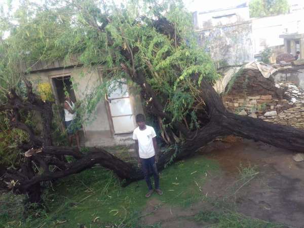 Stormy rains caused havoc, life disrupted