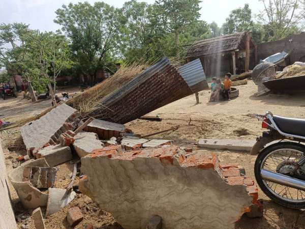 Stormy rains caused havoc, life disrupted