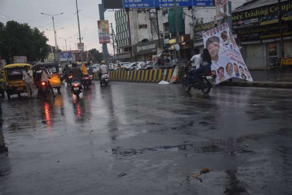 नो तपा मे बारिश  मौसम