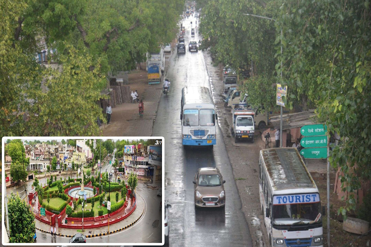 Rain in alwar