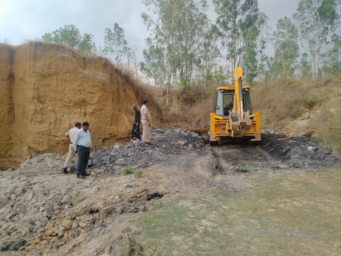 Stealth coal mining in Ujjaini, tunnel demolished